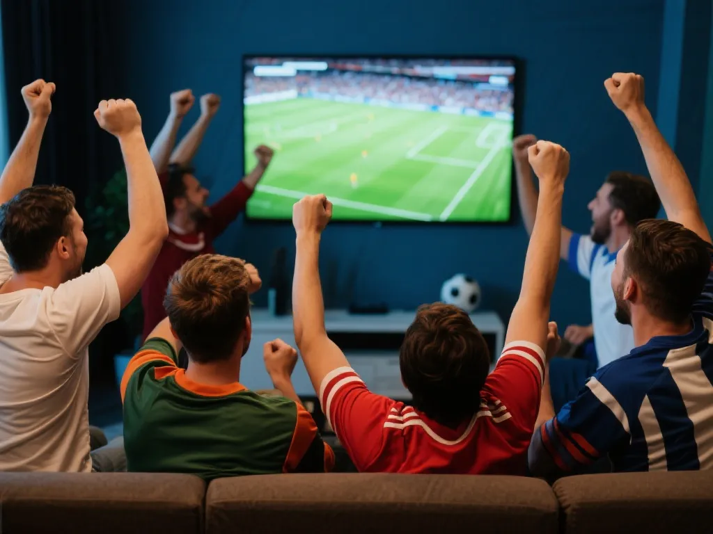 Fans celebrating